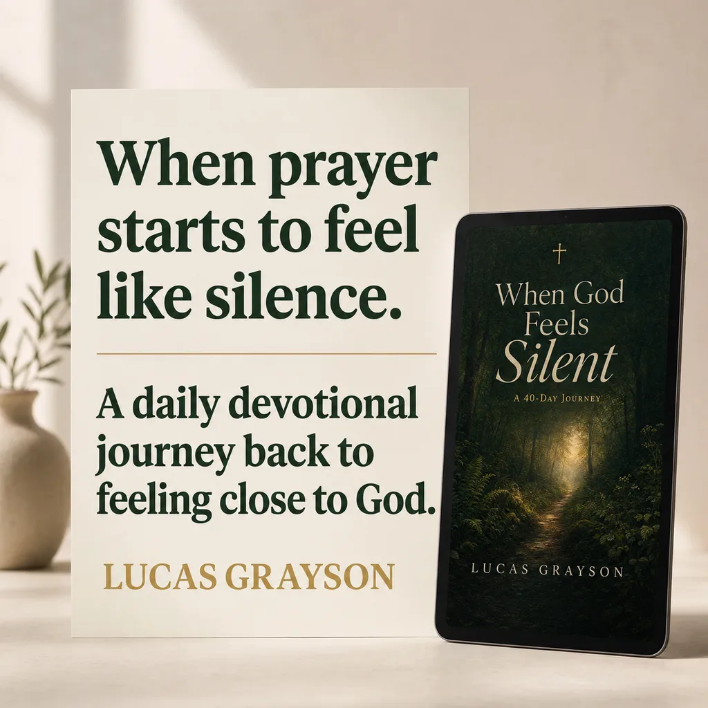 When prayer starts to feel like silence. A daily guided journey back to feeling close to God
