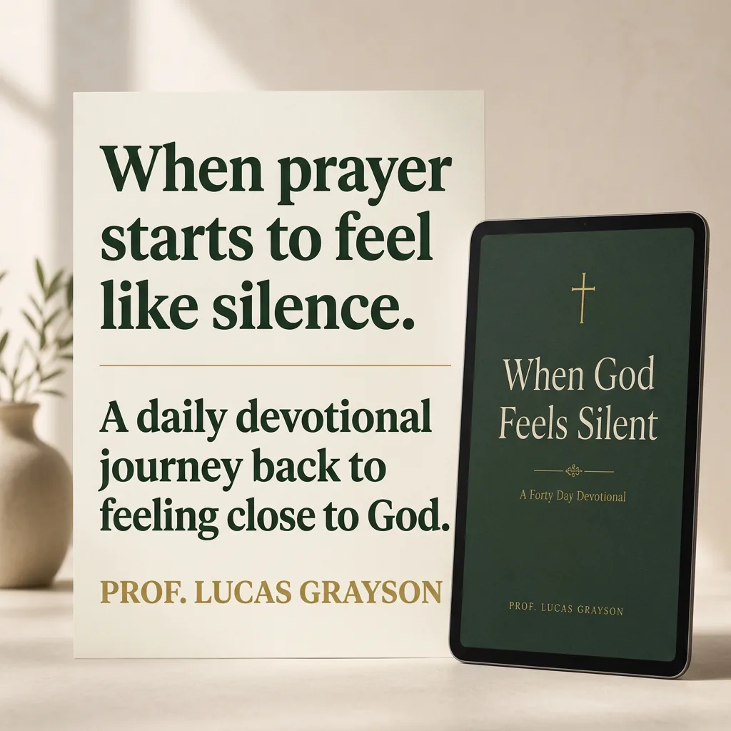 When prayer starts to feel like silence. A daily devotional journey back to feeling close to God